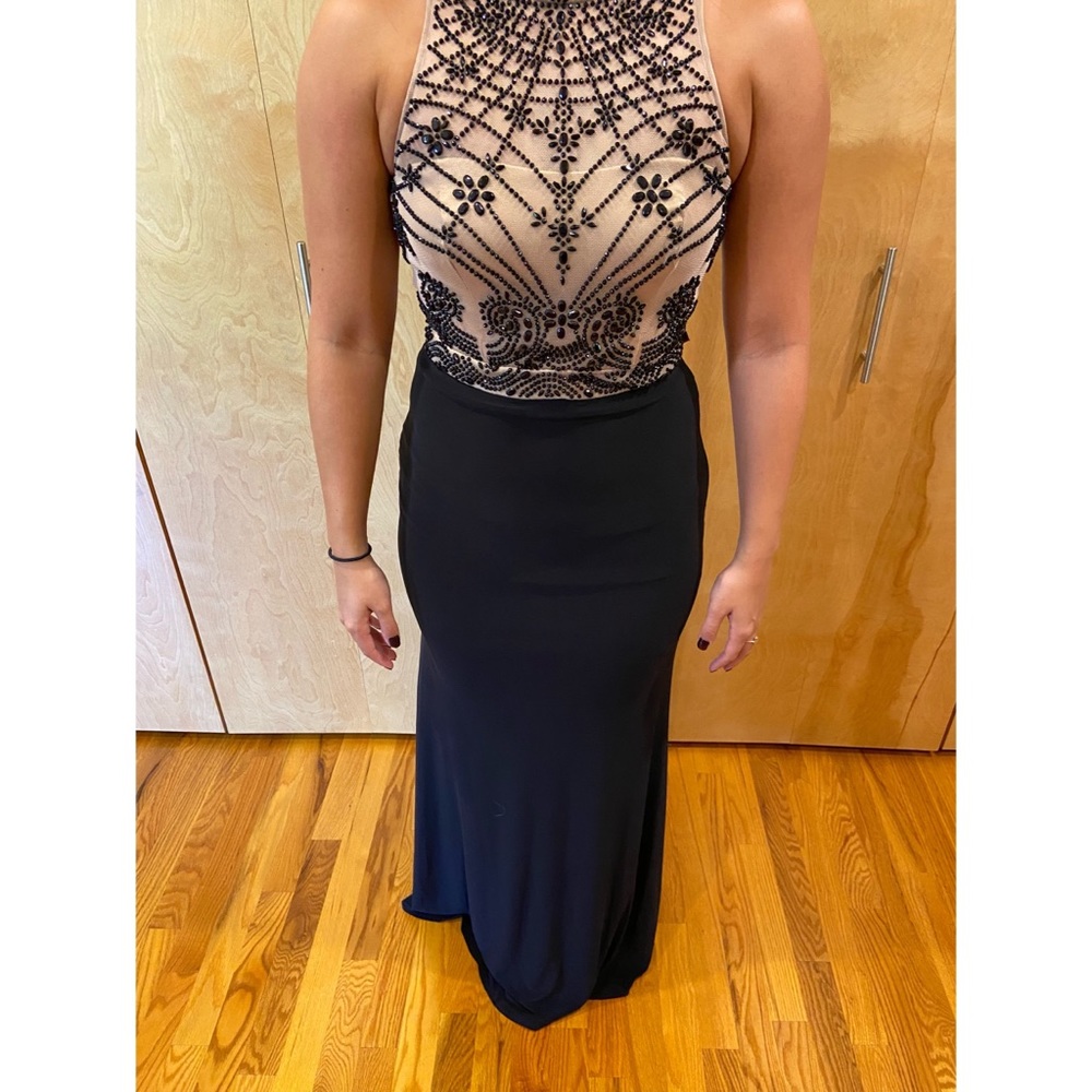 Xsacape Black Prom Dress